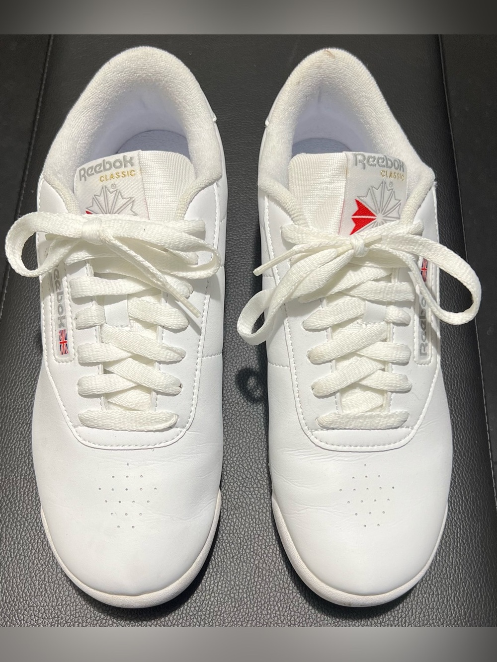 Reebok Club C Classic White Sneakers Size 8
